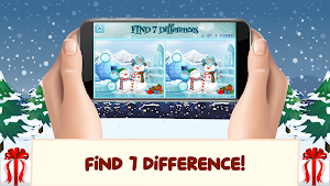 Spot 7 Difference in Christmas Screenshot 1
