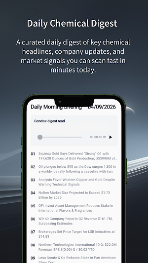 ChemBrief: Chemical News Screenshot 2