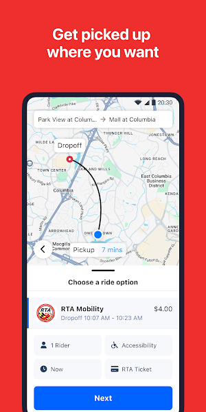 RTA Mobility Screenshot 1