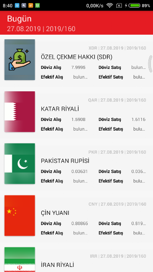 Kur - Döviz Geçmişi ve İstatis Screenshot 1