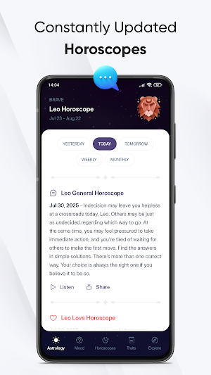 Daily Horoscopes & Astrology Screenshot 2