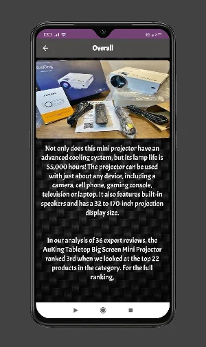 AuKing Mini Projector guide Screenshot 2