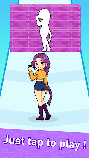 K-pop Pose: Wall Challenge Screenshot 1