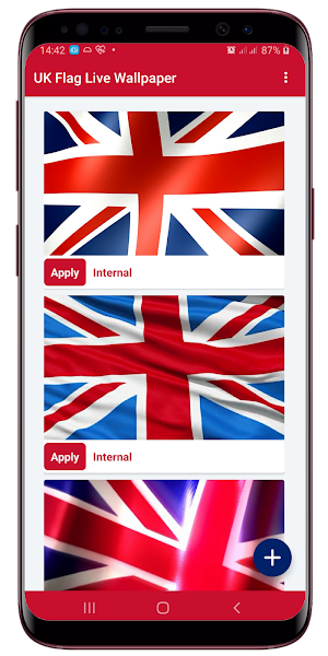 UK Flag Live Wallpaper Screenshot 0