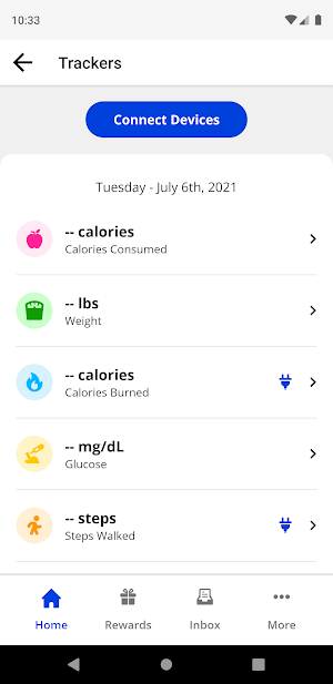 BCBSTX Wellness Rewards Screenshot 2