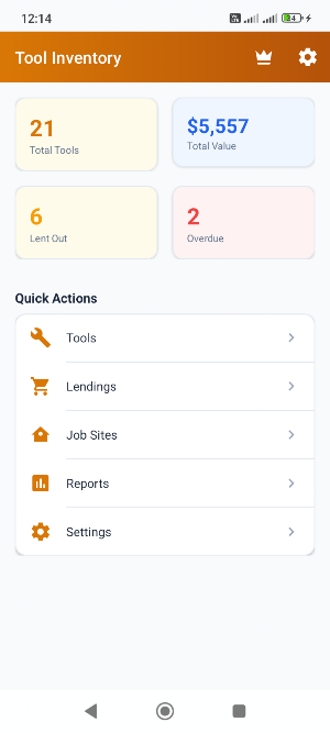 Tool Tracker - Lending Log Screenshot 0