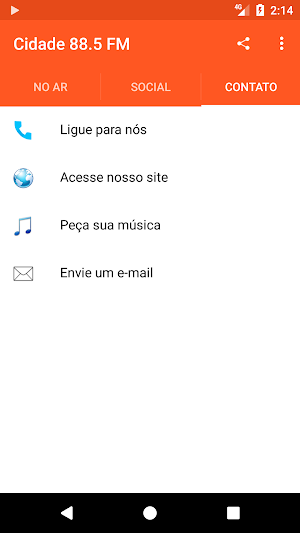 Rádio Cidade 88.5 FM Cardoso Screenshot 2
