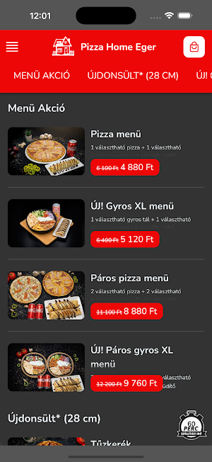 Pizza Home Eger Screenshot 0