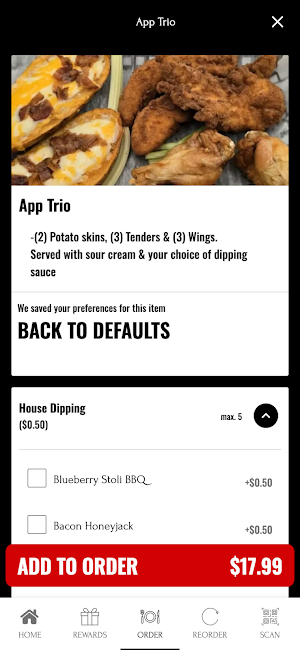 Charlie’s Tap House app Screenshot 2