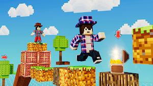 Parkour Craft Sky World Party Screenshot 3