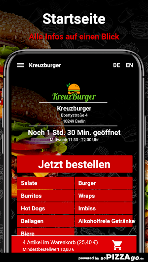 Kreuzburger Berlin App Screenshot 1