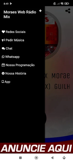 Moraes Web Rádio Mix Screenshot 3
