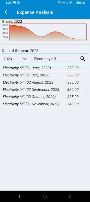 Expense Tracker App Screenshot 2