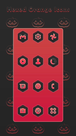 Hexed Red Icons Screenshot 0
