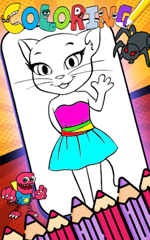 Talking Juan Scary coloring Screenshot 3