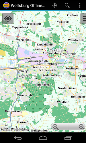 Wolfsburg Offline City Map Screenshot 0