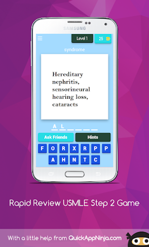 Rapid Review USMLE Step 2 Game Screenshot 2