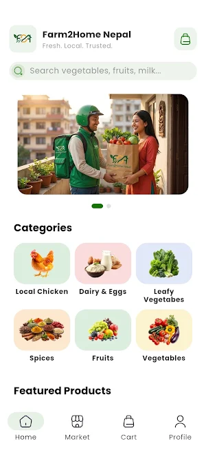 Farm2Home Nepal Screenshot 1