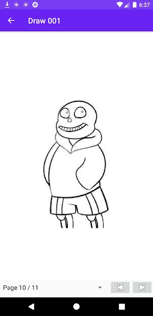 How To Draw Sans Undertale Screenshot 3