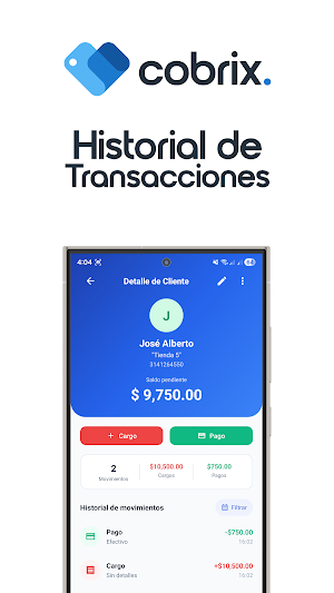 Cobrix - Control de Cobros Screenshot 2
