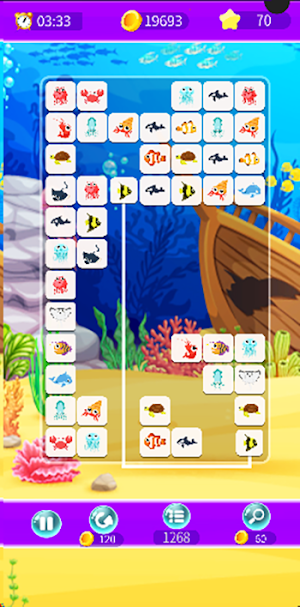 Onet Ocean puzzle classic Screenshot 2