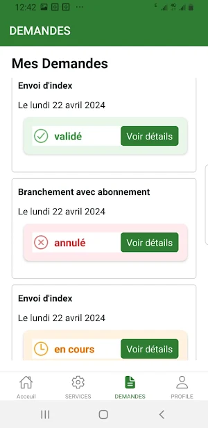 SONABEL E-GUICHET Screenshot 3