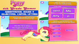 Pony Games for Fourth Grade Screenshot 1