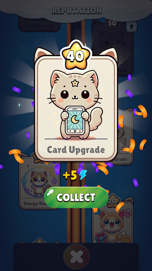 Lucky Paw Cafe: Idle Cat Tarot Screenshot 3
