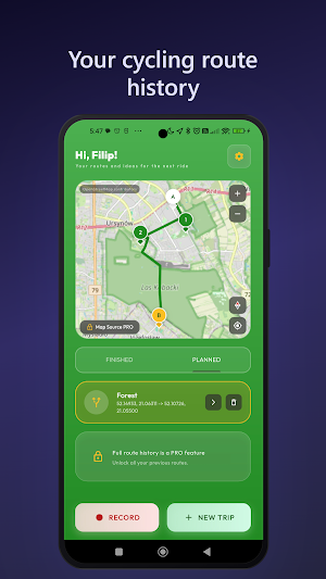 BikeRoute: Cycling & Places Screenshot 3