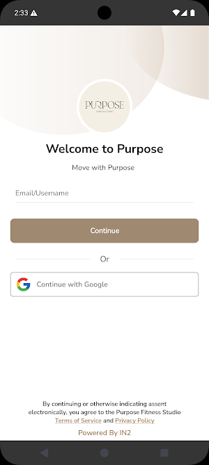 Purpose Fitness Studio Screenshot 1