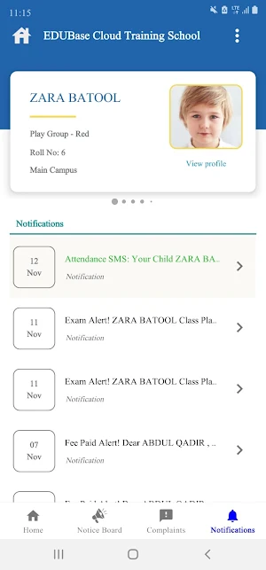 Moon Light School & College Screenshot 0