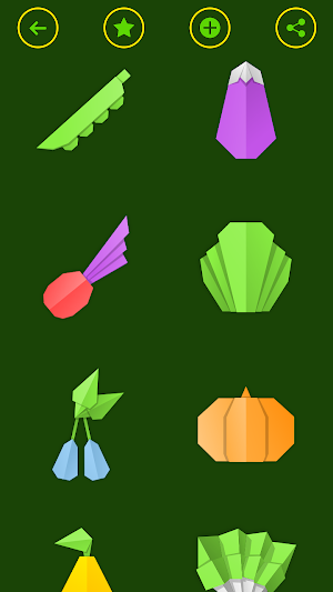 Origami Fruits & Vegetables Screenshot 3