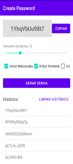 SafeGen: Gerador de Senhas Screenshot 3