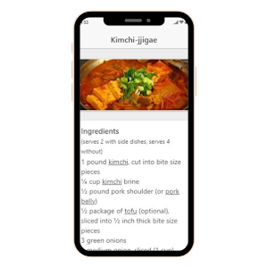 Kfood Korean Food Recipes Screenshot 0