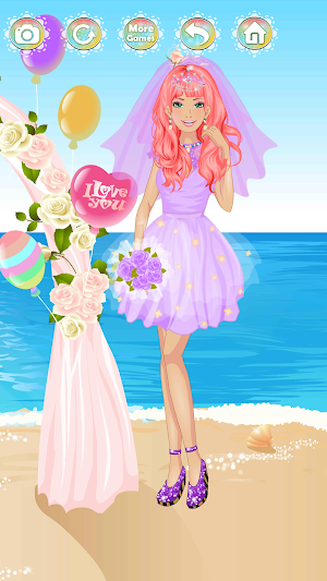 Elegant Wedding Dress up Game Screenshot 2