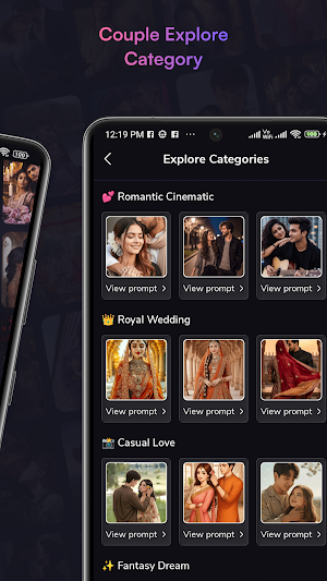 Ai Photo Prompt : Couple Photo Screenshot 1