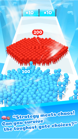 Math Runners: Crowd War Screenshot 2