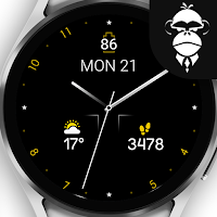 Minimal Gold v21 Watch Face