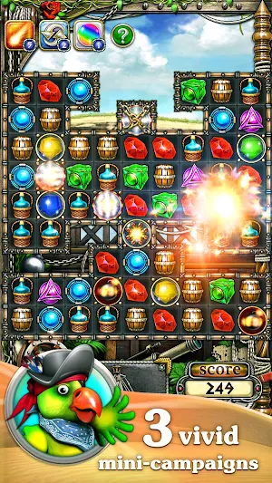 Jewellust Platinum: match 3 Screenshot 1