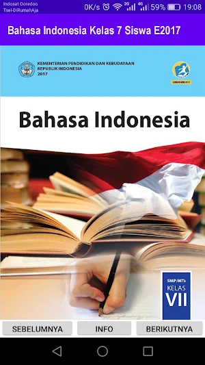 Bahasa Indonesia Kelas 7 Siswa E2017 Screenshot 0