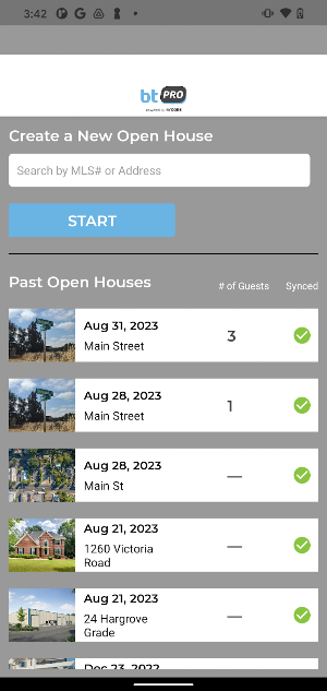 btPRO Open House Screenshot 0