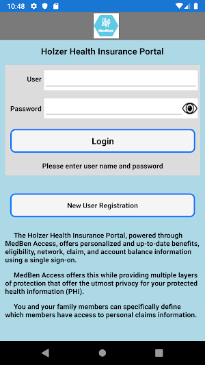 Holzer / MedBen Screenshot 0