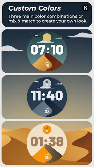 Desert Dune Watch Face Screenshot 2