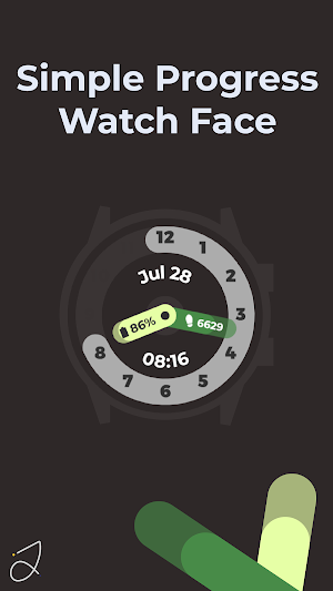 Simple Progress Watch Face Screenshot 0
