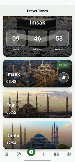Qibla & Prayer Times Pro Screenshot 2