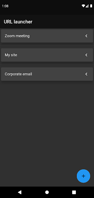 URL launcher Screenshot 3