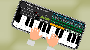 Simple Piano App - Sintetizador Órgano y Percusión Screenshot 1