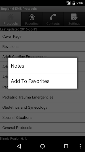 Region 6 EMS Protocols Screenshot 1
