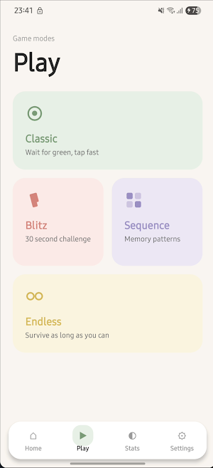 Tap Reflex: Reaction Time Test Screenshot 0