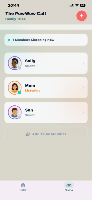 Family Walkie Talkie - Pow Wow Screenshot 1